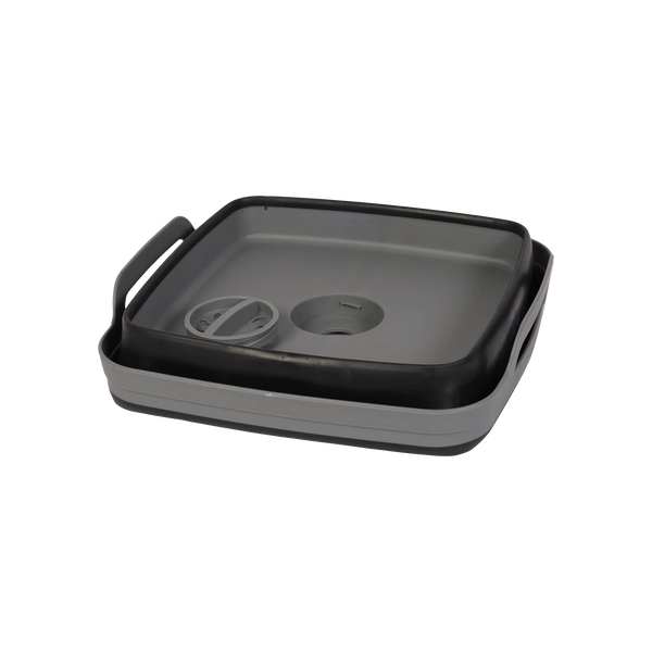 Campguru Collapsible basin with water outlet