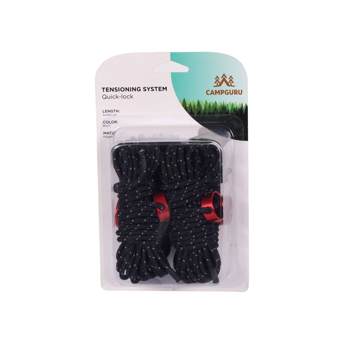Campguru Tent ring set van 4 met scheerlijn
