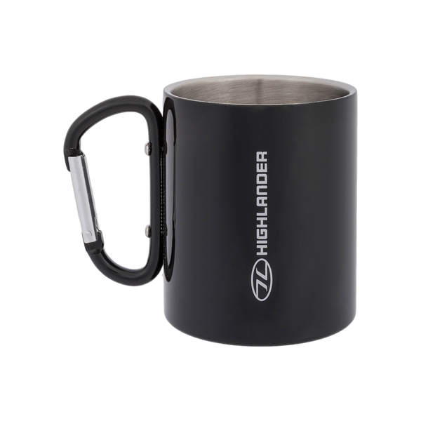 Highlander 300Ml Karabiner Cup Black