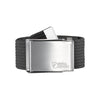 Fjällräven Canvas Belt - grijs canvas riem met metalen gesp en logo