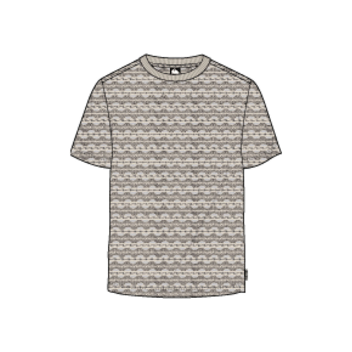 Quiksilver Okano Jacquard — Bonewhite Horizonshore