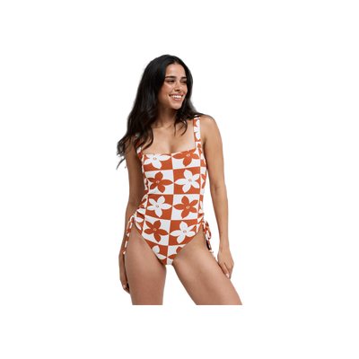 Roxy Hazy Days One Piece — Ginger Spice Flora