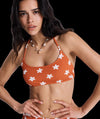 Roxy Hazy Days Bralette — Ginger Spice Flores