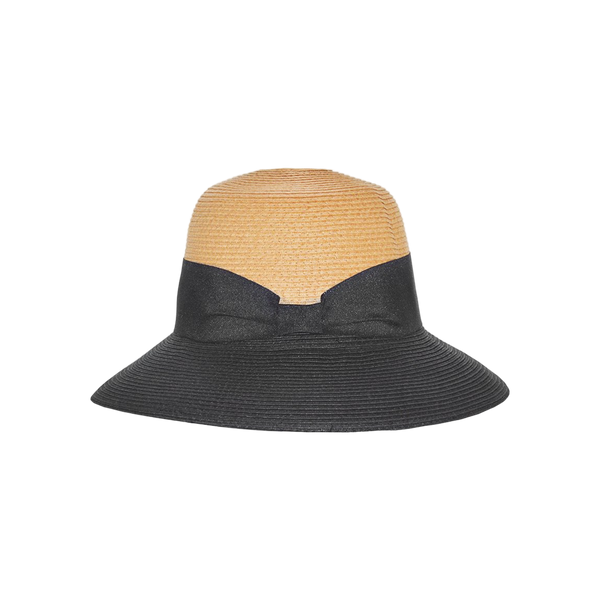 360Five Hoed Nina — Black/Camel