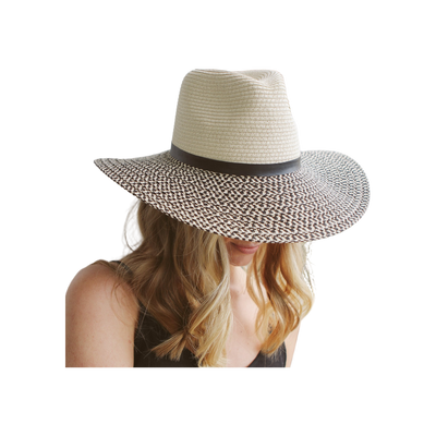 360Five Hoed Gemma — Ivory/Black