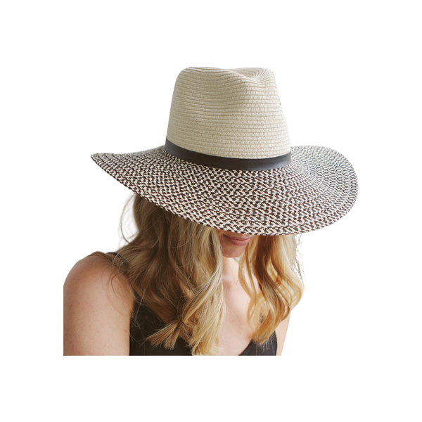 360Five Hoed Gemma — Ivory/Black