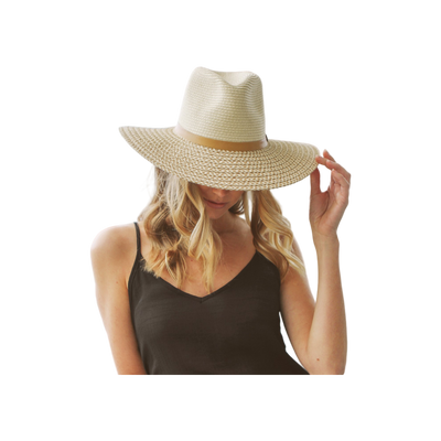 360Five Hoed Gemma — Ivory/Stone