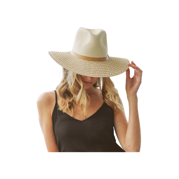 360Five Hoed Gemma — Ivory/Stone