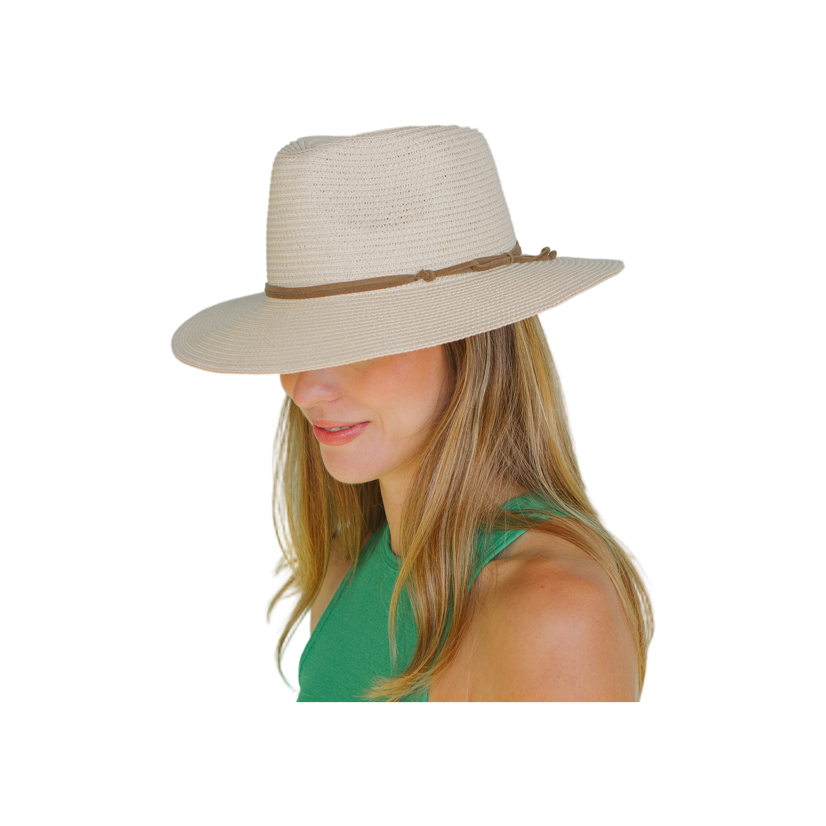 360Five Hoed Gemma — Ivory/Black