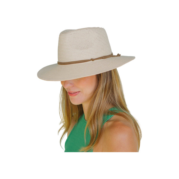 360Five Hoed Gemma — Ivory/Black