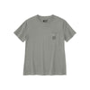 Grijs T-shirt met borstzakje en logodetail - comfortabel katoenen shirt voor heren