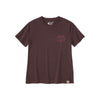 Carhartt bruin t-shirt met borstzak en korte mouwen voor heren