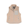 Carhartt beige fleece bodywarmer met ritssluiting en borstzak voor dames