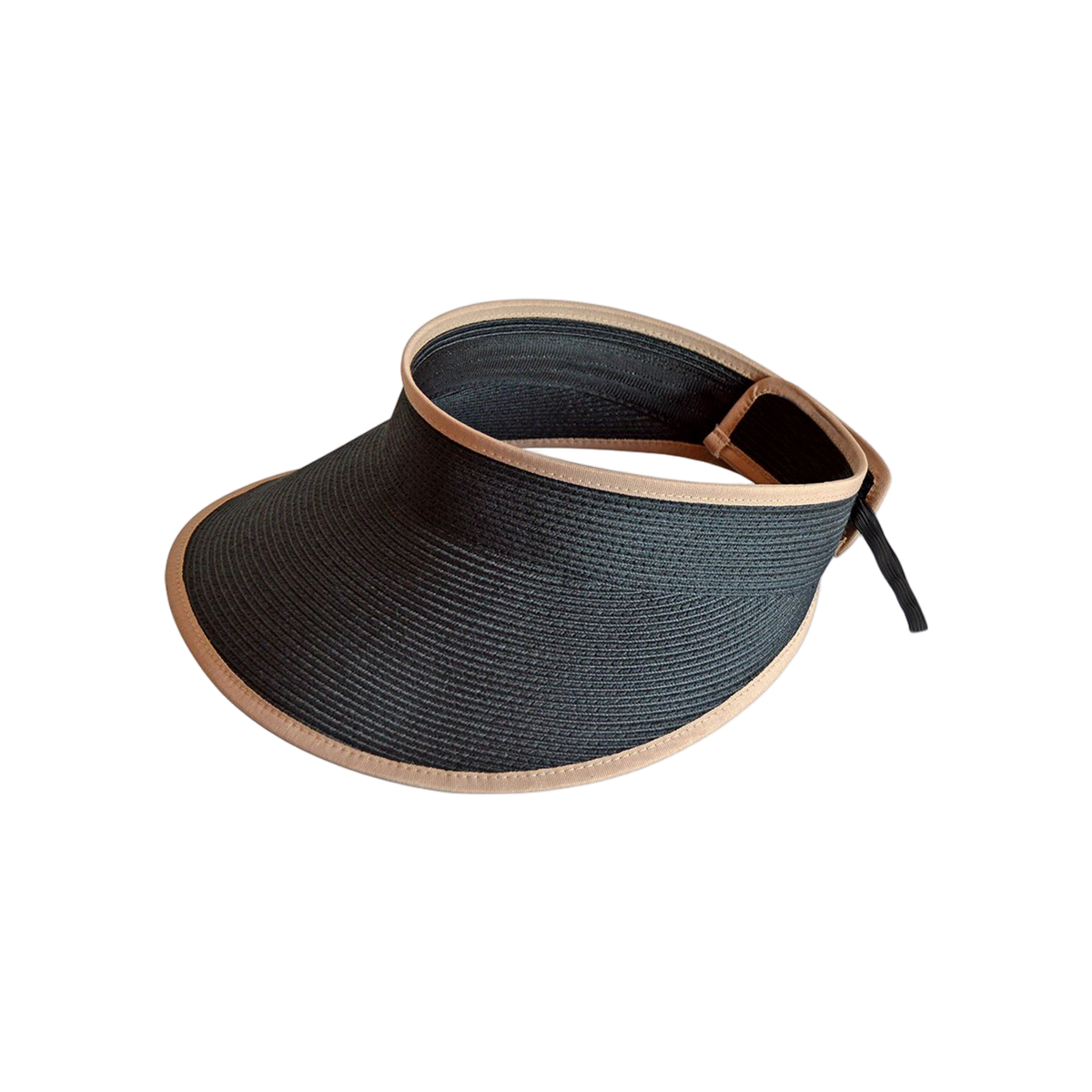 Lili Visor — Black/Tan