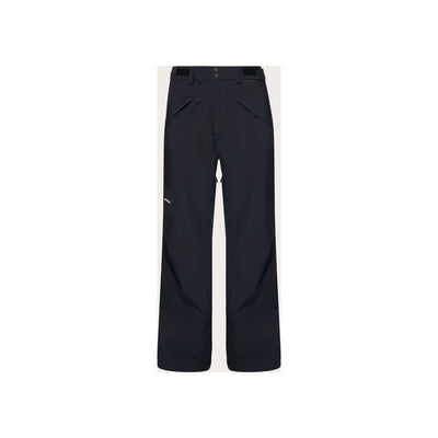 Zwarte ski broek voor heren met rechte pijpen en zakken, geïsoleerde winterbroek