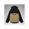 Zwart-beige anorak ski-jack met capuchon en Oakley logo op de borst