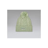 Oakley gebreide muts met pompon in lichtgroen - wintermuts met logo label