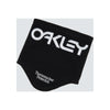 Oakley zwarte nekwarmer met wit logo en thermonuclear protection tekst