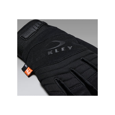 Riley zwarte fitness handschoenen met polssteun en antislip grip voor gewichtheffen en training