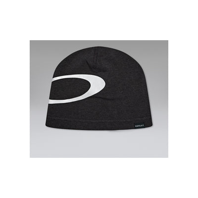 Zwarte sportmuts met wit logo - ademende hardloopmuts voor training en outdoor activiteiten