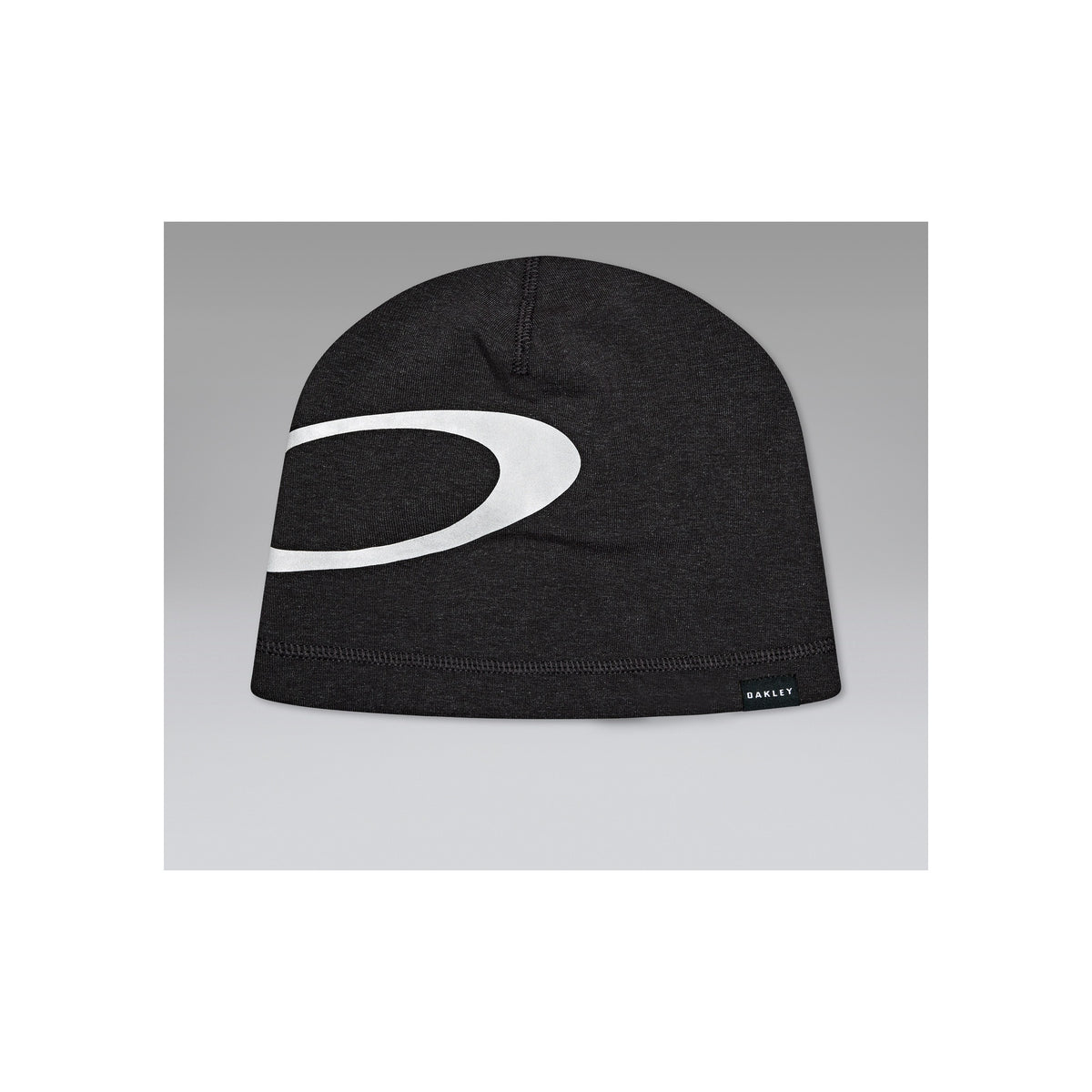 Zwarte sportmuts met wit logo - ademende hardloopmuts voor training en outdoor activiteiten