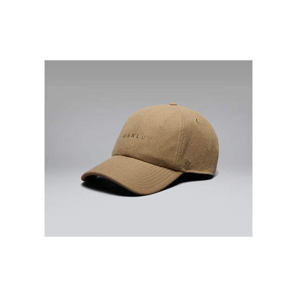 PARLEZ beige baseball cap met geborduurd logo - verstelbare pet in zandkleur