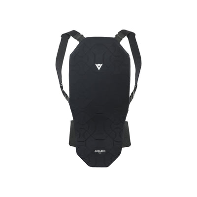 Dainese rugbeschermer zwart met verstelbare schouderbanden en gewatteerde bescherming