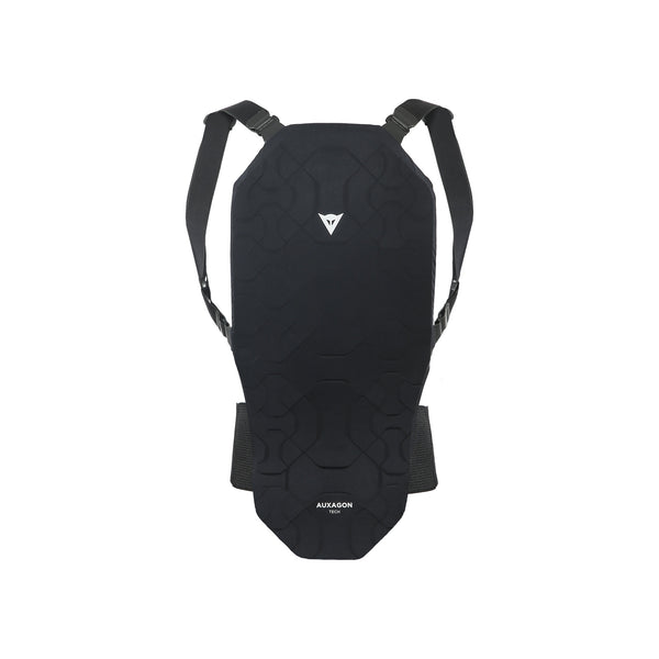Dainese rugbeschermer zwart met verstelbare schouderbanden en gewatteerde bescherming