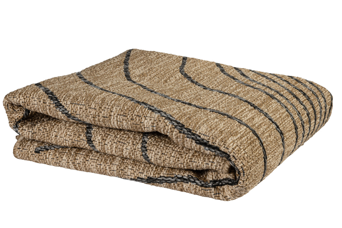 Human Comfort Luxe Outdoor Carpet Juto Brown Pp 240X380Cm
