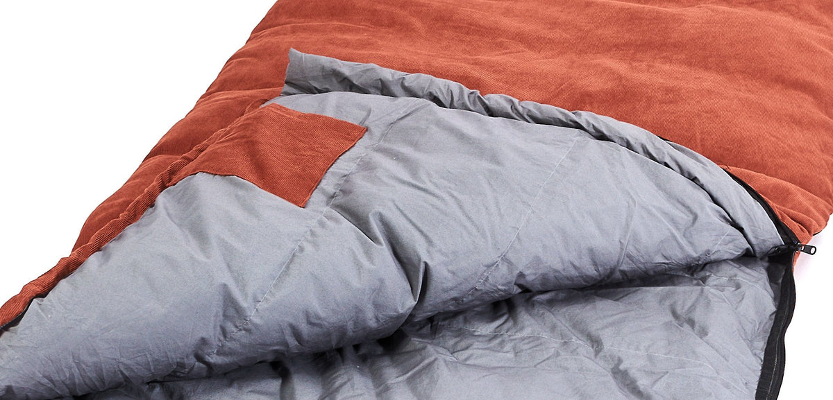 Human Comfort Sleeping Bag Brut (Corduroy) Extreme Red