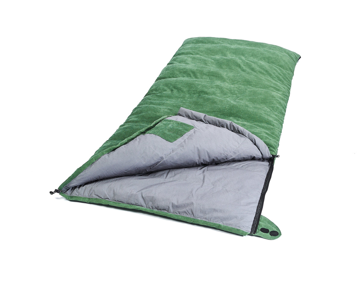 Human Comfort Sleeping Bag Brut (Corduroy) Green