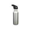 RVS drinkfles met sportdop - Herbruikbare waterfles met flip-top deksel