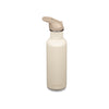 Klean Kanteen RVS drinkfles 532ml met sportdop in crème kleur, lekvrij en duurzaam