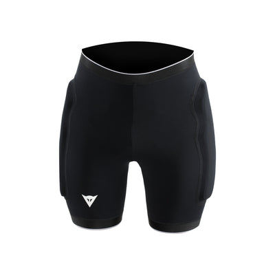 Zwarte beschermende sportbroek met padding voor impact bescherming tijdens training