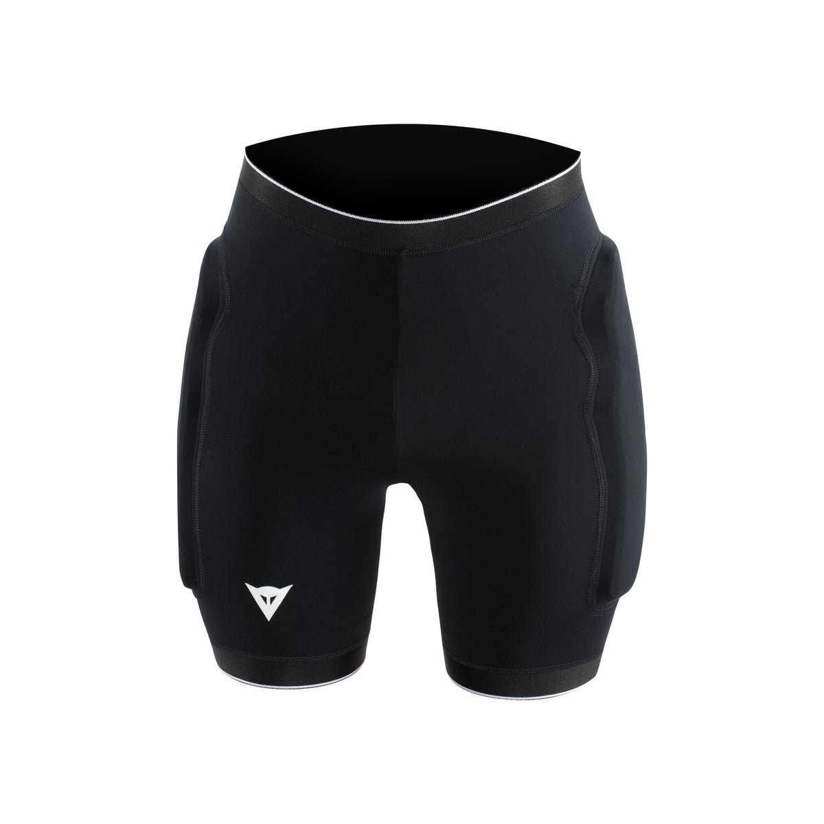 Zwarte beschermende sportbroek met padding voor impact bescherming tijdens training