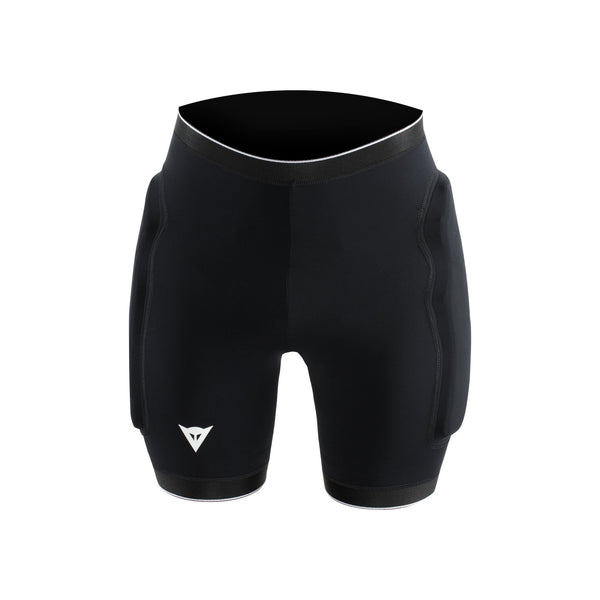 Zwarte beschermende sportbroek met padding voor impact bescherming tijdens training