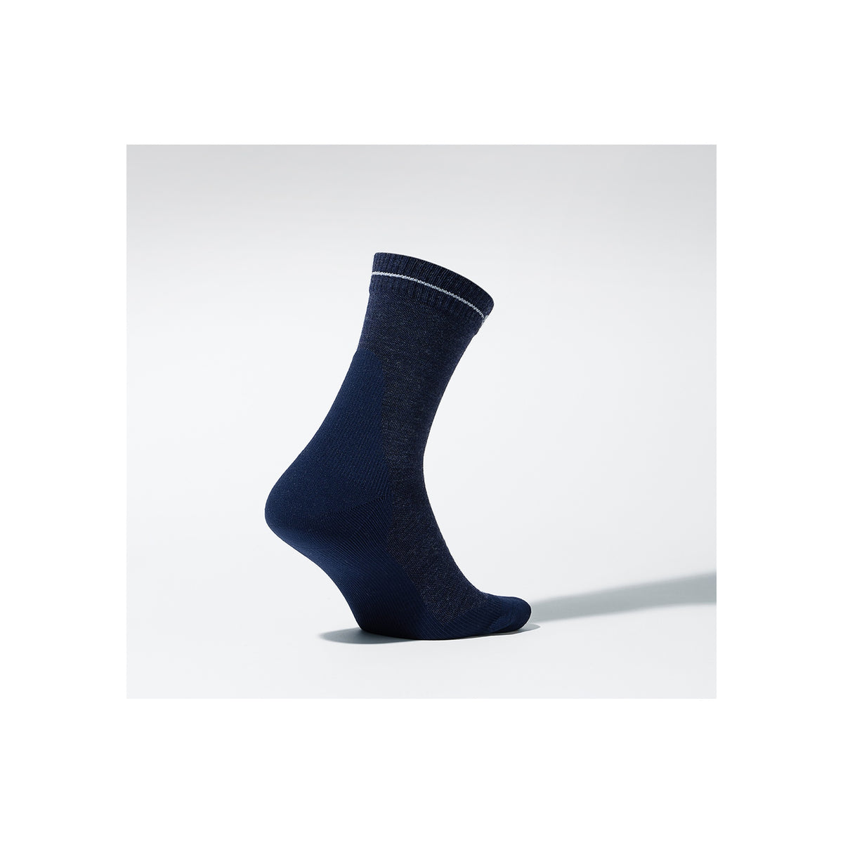 Hiking Merino Ankle Socks Men — Blue / Light Grey