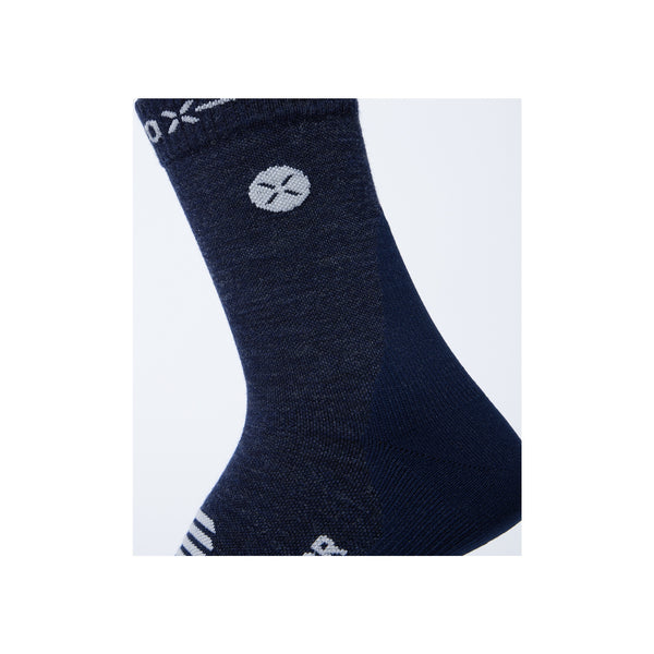Hiking Merino Ankle Socks Men — Blue / Light Grey
