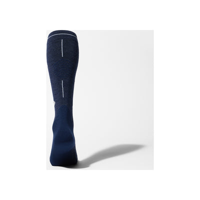 Hiking Merino Socks Men — Blue / Light Grey