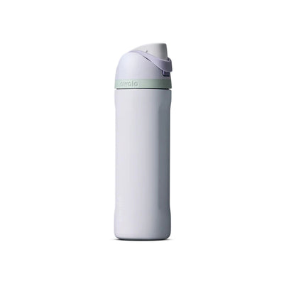 Owala FreeSip drinkfles wit - isolerende waterfles met flip-top deksel voor sport en dagelijks gebruik