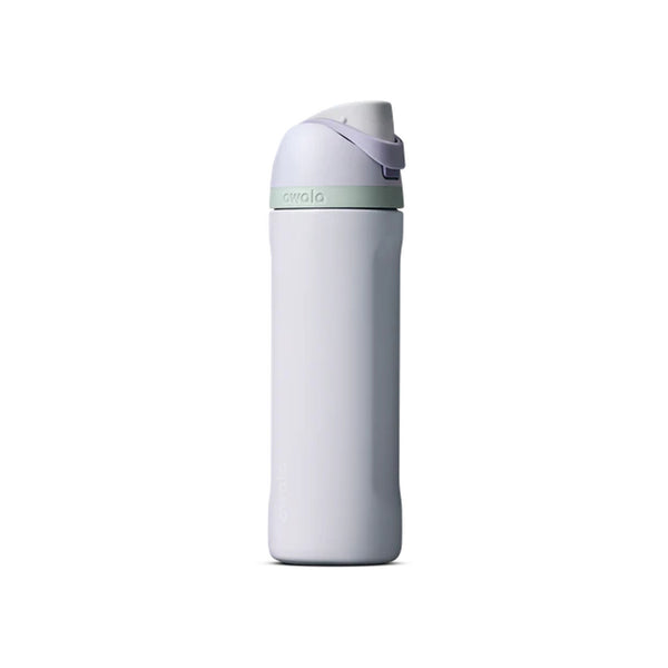 Owala FreeSip drinkfles wit - isolerende waterfles met flip-top deksel voor sport en dagelijks gebruik