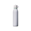 Lichtgrijze thermosfles met dop en draagring, geïsoleerde drinkfles voor water, 500ml rvs waterfles