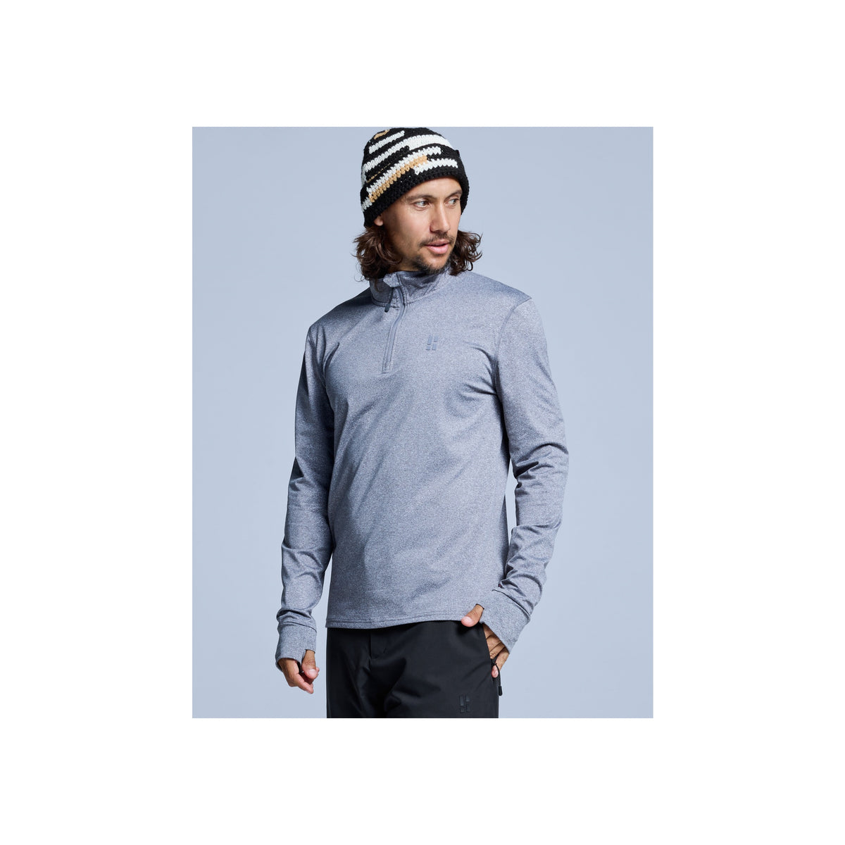 Poederbaas Arctic pully Men 3.0 — Grey Melange