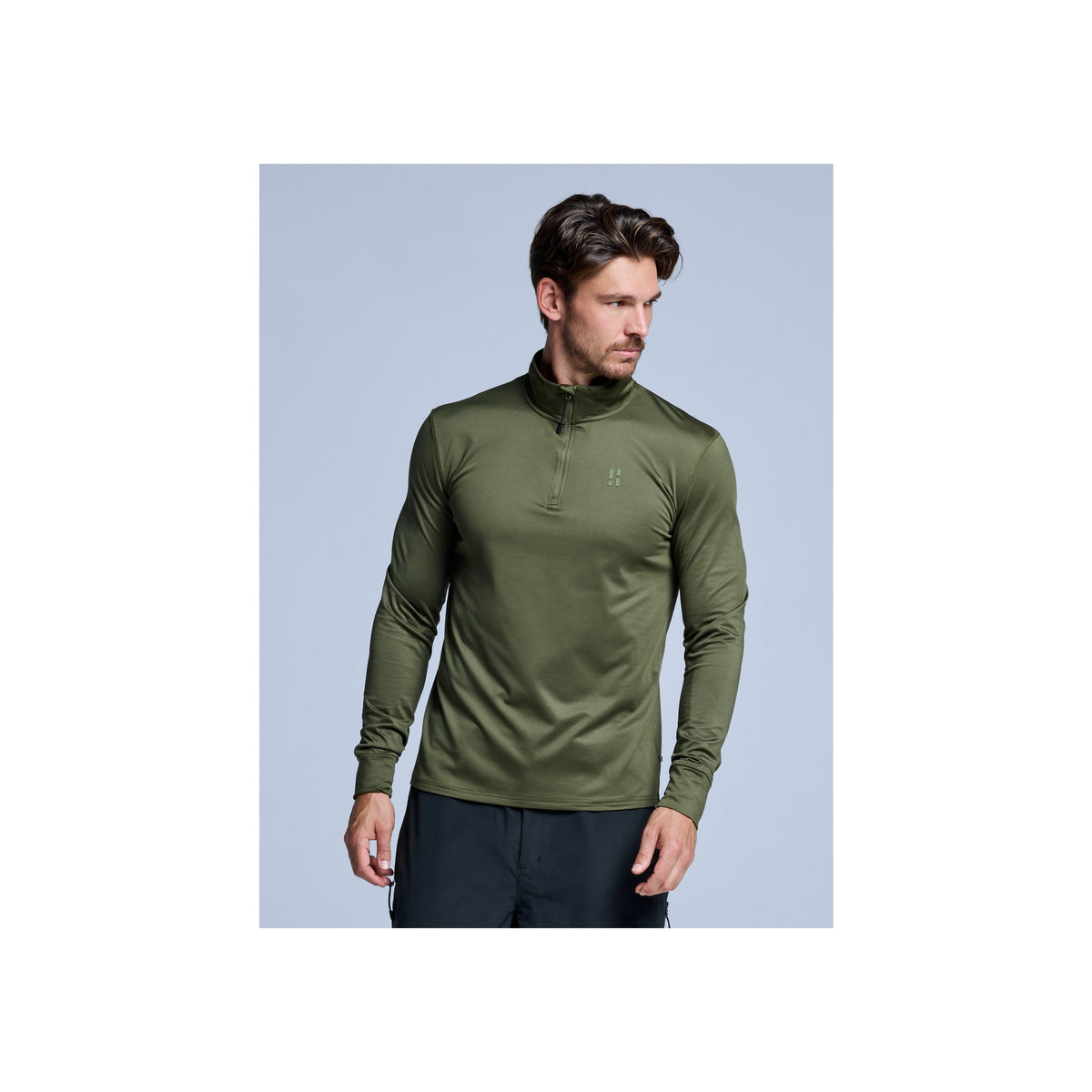 Poederbaas Arctic pully Men 3.0 — Olive Green