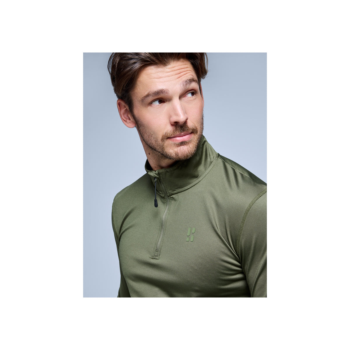 Poederbaas Arctic pully Men 3.0 — Olive Green
