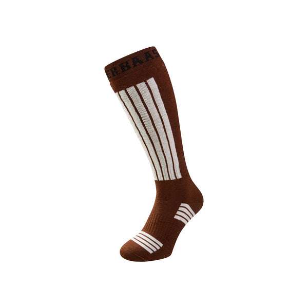 Poederbaas Ski Socks 2-pack — Chocolate