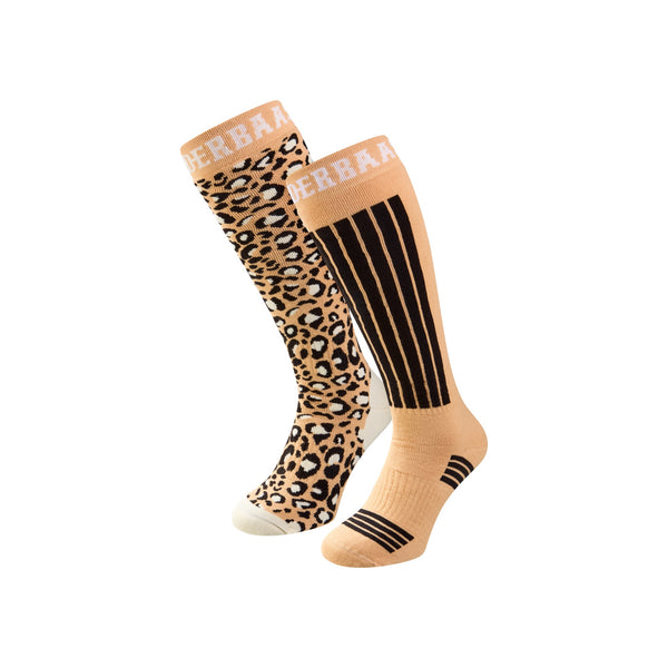 Poederbaas Ski Socks 2-pack — Sand