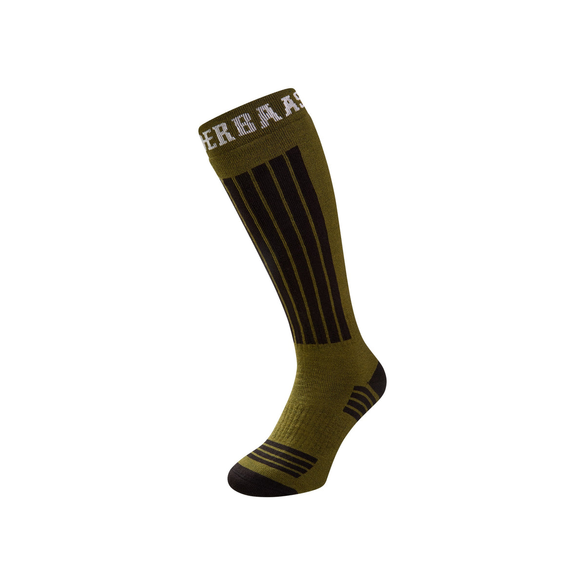 Poederbaas Ski Socks 2-pack — Olive Green