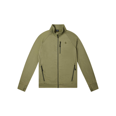 FS Waffle Jacket Men — Olive Green