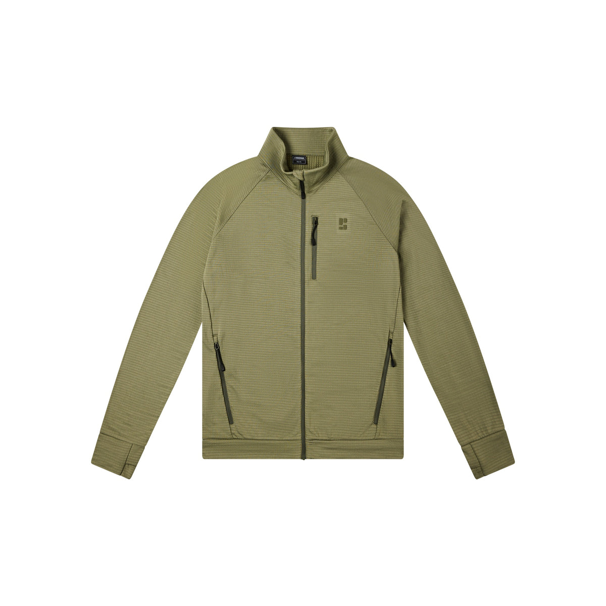 FS Waffle Jacket Men — Olive Green